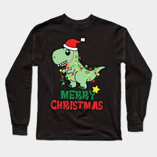 Dino Christmas Original Aesthetic Tribute 〶 Long Sleeve T-Shirt